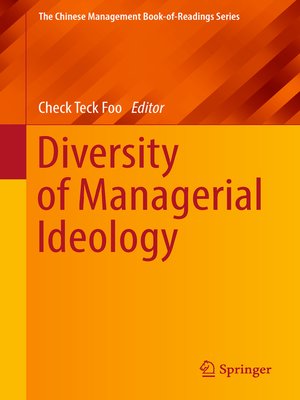 cover image of Diversity of Managerial Ideology